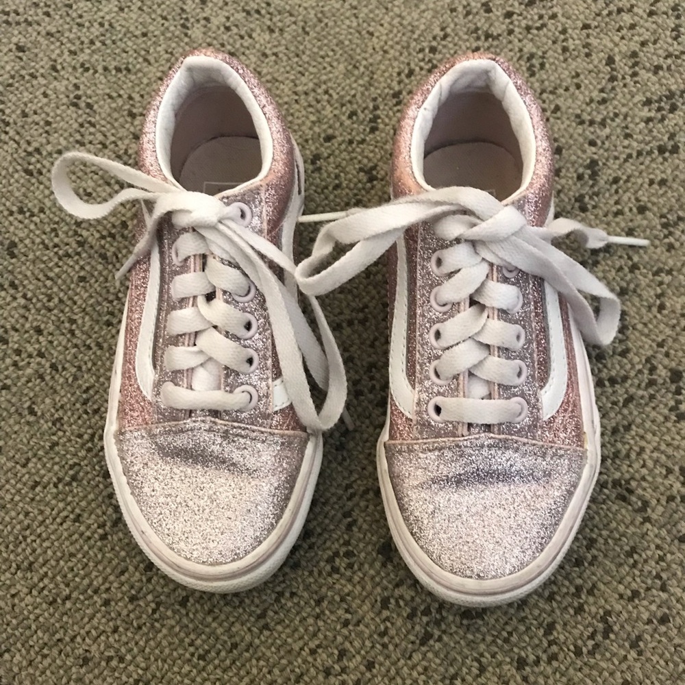 Vans Kids Glitter Low-Top Sneakers - Pink
